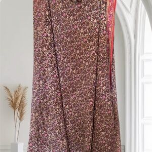 Floral Maxi Wrap around Skirt